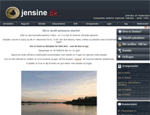 Tablet Screenshot of jensine.dk